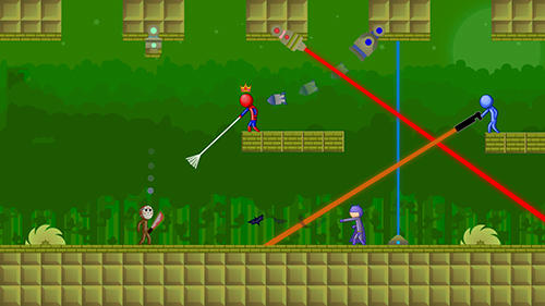 Gameplay of the Stick man game for Android phone or tablet.