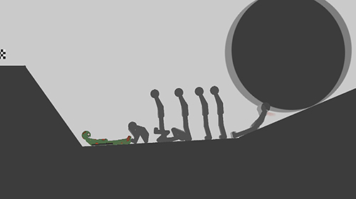 Gameplay of the Stickman backflip killer 3 for Android phone or tablet.