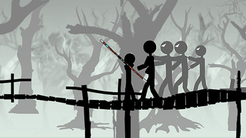 Gameplay of the Stickman reaper for Android phone or tablet.