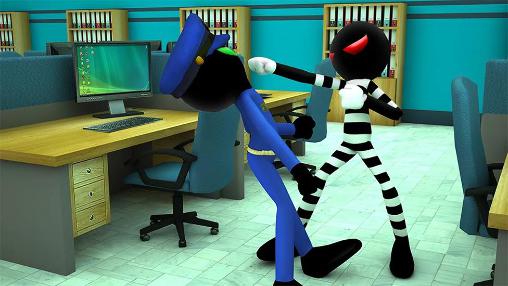 Full version of Android apk app Stickman bank robbery escape for tablet and phone.