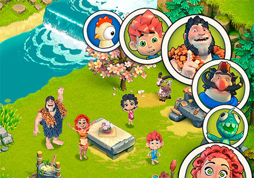 Gameplay of the Stone family age for Android phone or tablet.