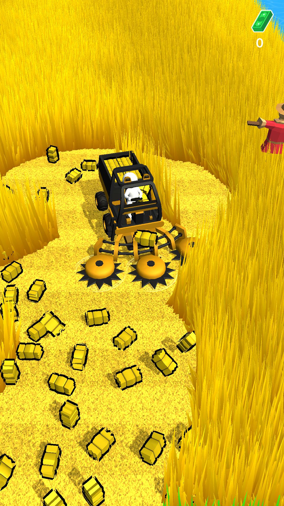 Gameplay of the Stone Grass: Mowing Simulator for Android phone or tablet.