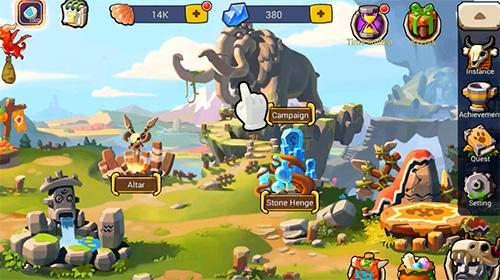 Gameplay of the Stone war for Android phone or tablet.