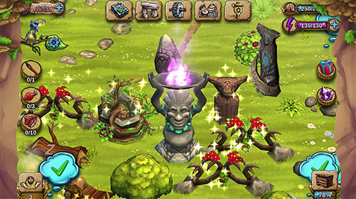 Gameplay of the Stonies for Android phone or tablet.