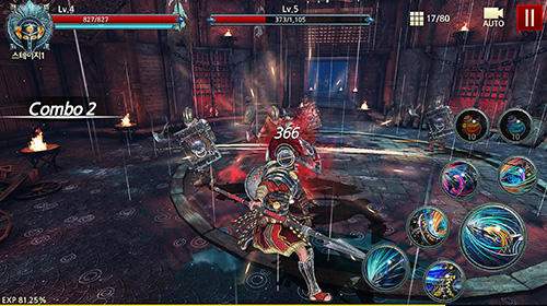 Gameplay of the Stormborne 3: Blade war for Android phone or tablet.