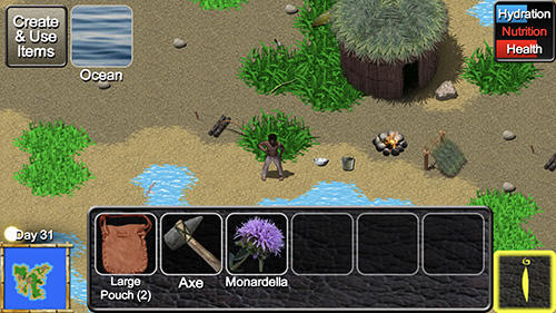 Gameplay of the Stranded without a phone for Android phone or tablet.
