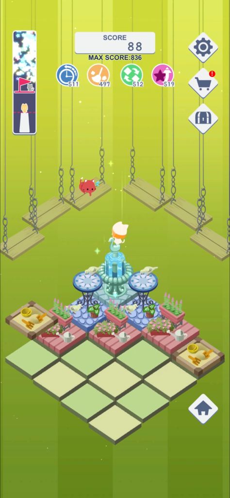 Gameplay of the Stray Cat Towers for Android phone or tablet.