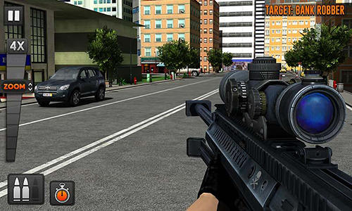 Gameplay of the Street bank robbery 3D: Best assault game for Android phone or tablet.