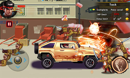 Gameplay of the Street combat 2: Fatal fighting for Android phone or tablet.