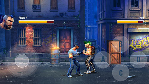 Gameplay of the Street fighting game 2019 for Android phone or tablet.