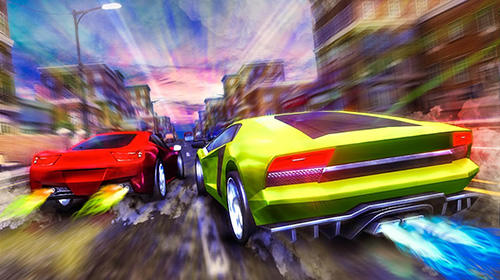 Gameplay of the Street racing in car for Android phone or tablet.