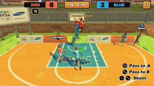 Full version of Android apk app Street dunk: 3 on 3 basketball for tablet and phone.