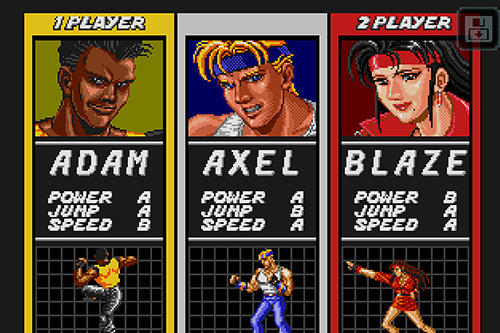 Gameplay of the Streets of rage classic for Android phone or tablet.