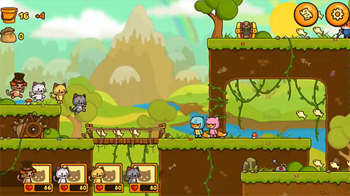 Gameplay of the Strike force kitty for Android phone or tablet.