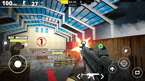 Gameplay of the Strike force online for Android phone or tablet.