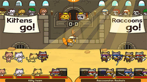 Gameplay of the Strikeforce kitty 3: Strikeforce kitty league for Android phone or tablet.