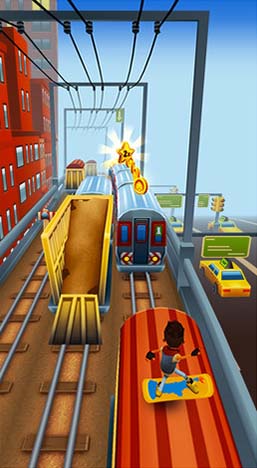 Full version of Android apk app Subway surfers: World tour New York for tablet and phone.