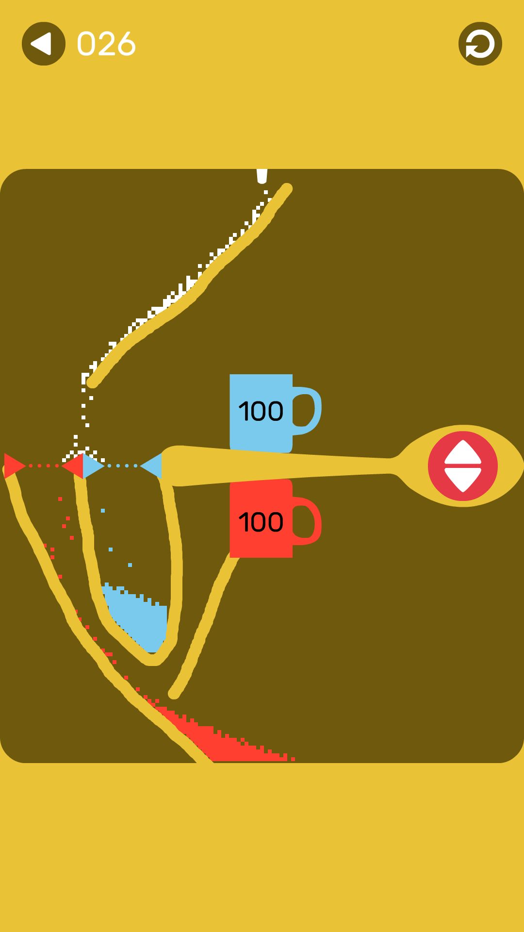 Gameplay of the sugar game for Android phone or tablet.