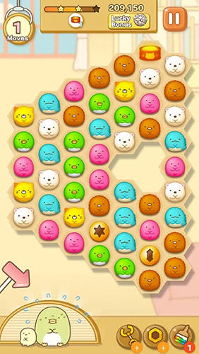 Gameplay of the Sumikko gurashi: Our puzzling ways for Android phone or tablet.