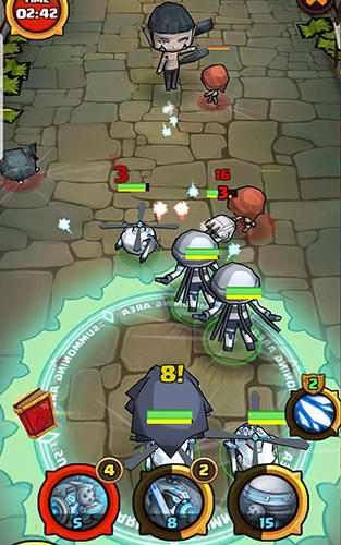 Gameplay of the Summoners battle: Angel's wrath for Android phone or tablet.