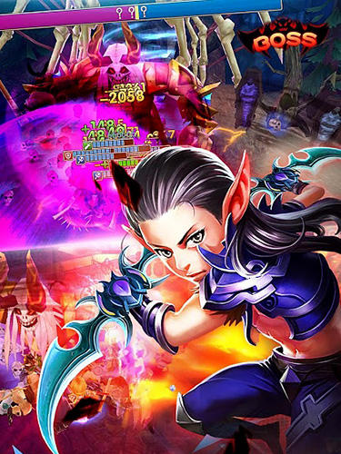 Gameplay of the Summoners legends: Hero rules for Android phone or tablet.