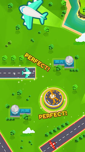 Gameplay of the Super airtraffic control for Android phone or tablet.