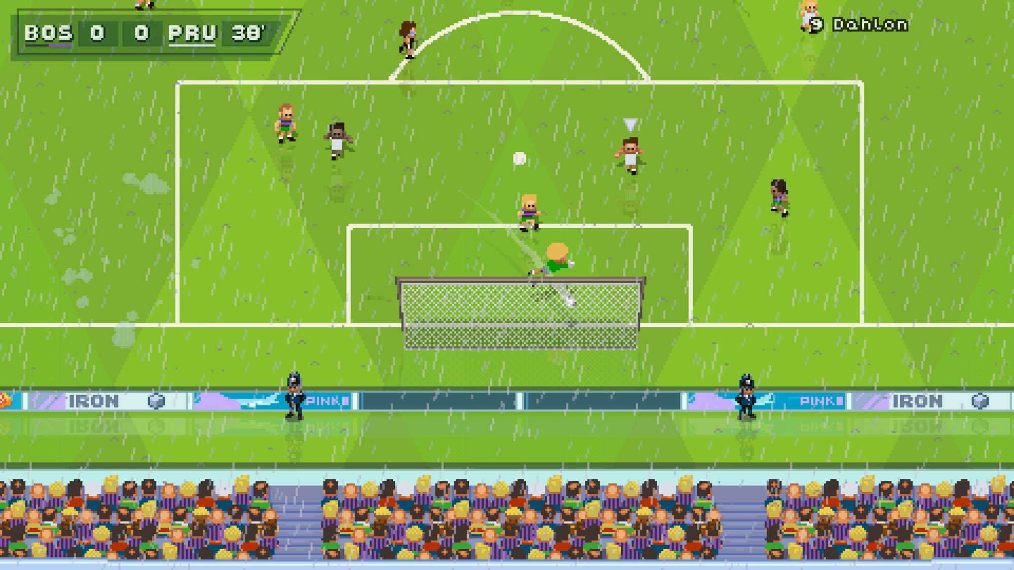 Gameplay of the Super Arcade Football for Android phone or tablet.