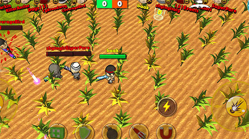 Gameplay of the Super battle lands royale for Android phone or tablet.