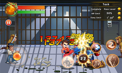 Gameplay of the Super dragon fighter legend for Android phone or tablet.