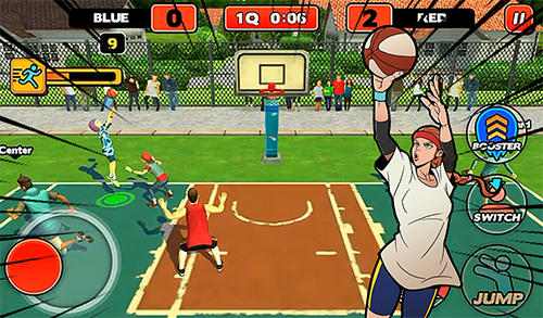 Gameplay of the Super dunk nation 3X3 for Android phone or tablet.