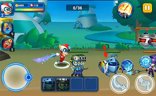 Gameplay of the Super heroes junior for Android phone or tablet.