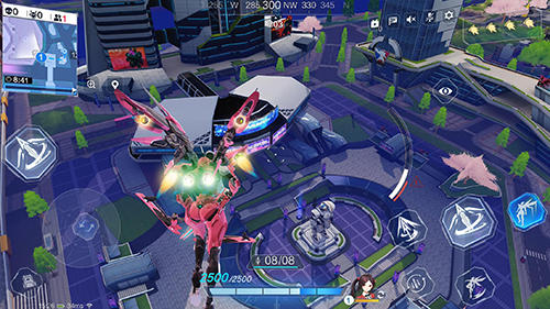 Gameplay of the Super mecha champions for Android phone or tablet.