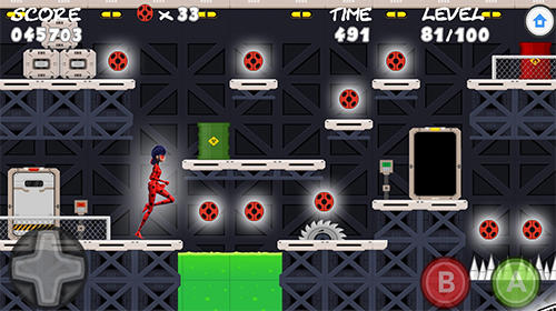 Gameplay of the Super miraculous Ladybug girl chibi for Android phone or tablet.