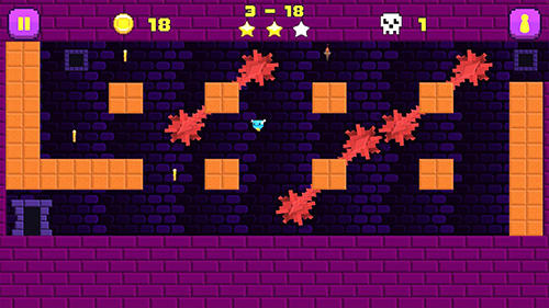 Gameplay of the Super nano jumpers for Android phone or tablet.