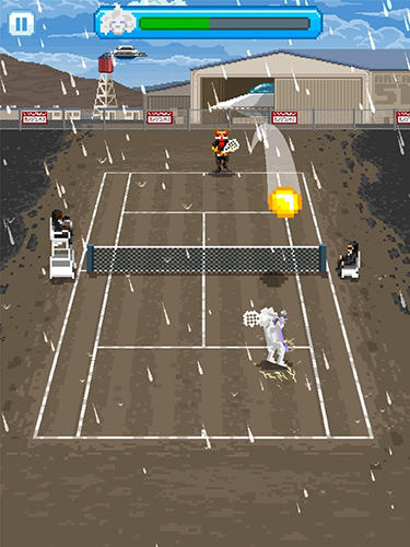 Gameplay of the Super one tap tennis for Android phone or tablet.