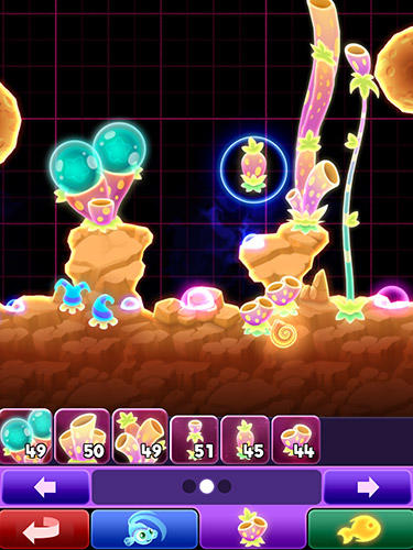 Gameplay of the Super starfish for Android phone or tablet.