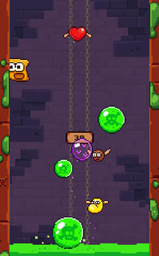 Gameplay of the Super sticky jump for Android phone or tablet.
