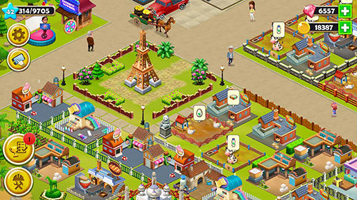 Gameplay of the Supermarket сity: Farming game for Android phone or tablet.