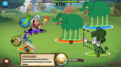 Gameplay of the Surely you quest: Mighty magiswords for Android phone or tablet.