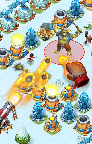 Gameplay of the Survival arena for Android phone or tablet.