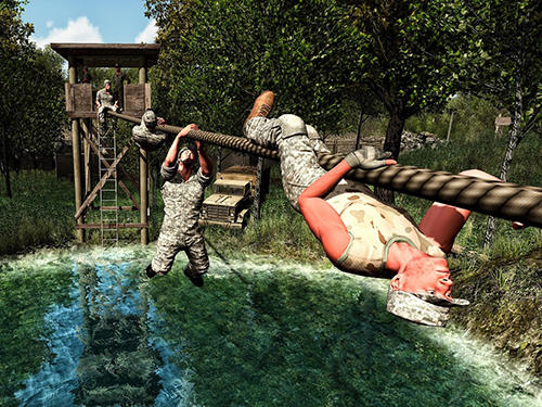 Gameplay of the Survival military training for Android phone or tablet.
