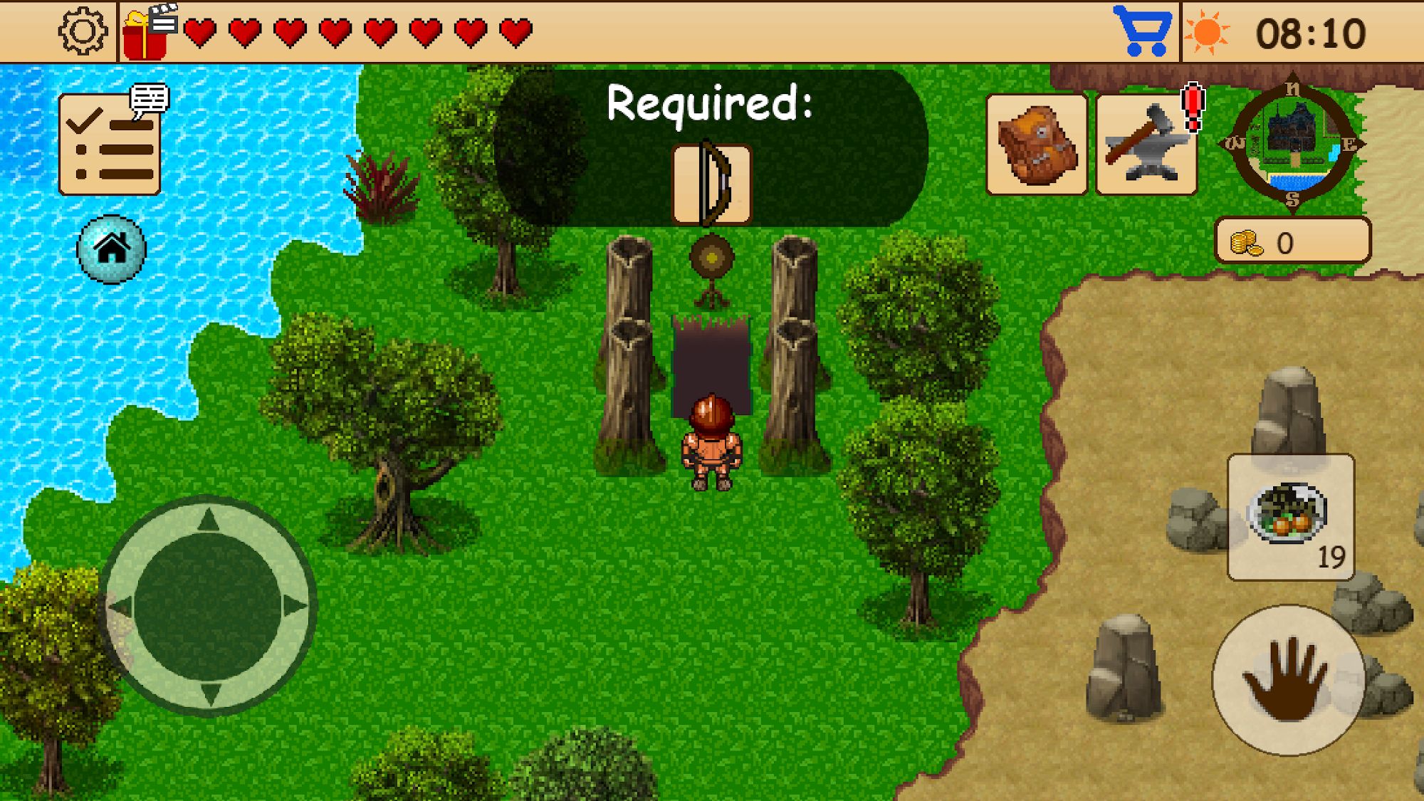 Gameplay of the Survival RPG 4: Haunted Manor for Android phone or tablet.