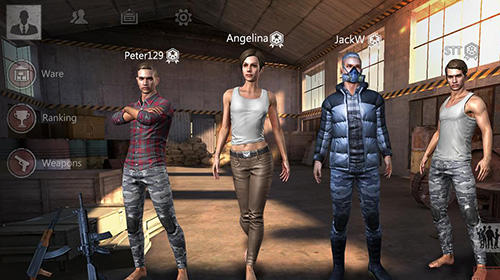 Gameplay of the Survival squad for Android phone or tablet.