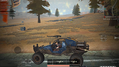 Gameplay of the Survivor royale for Android phone or tablet.