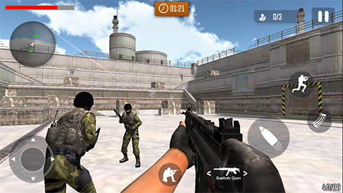 Gameplay of the SWAT shooter for Android phone or tablet.