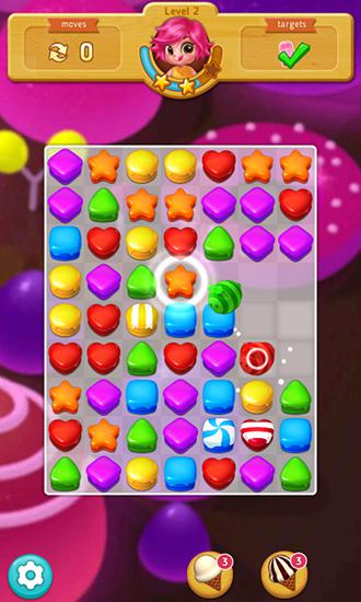 Full version of Android apk app Sweet cookie blast for tablet and phone.