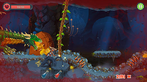 Gameplay of the Swift knight for Android phone or tablet.
