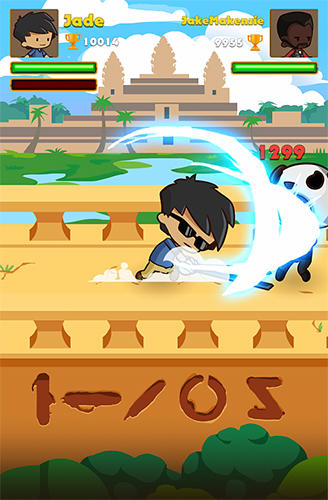 Gameplay of the Swipe fighters legacy for Android phone or tablet.