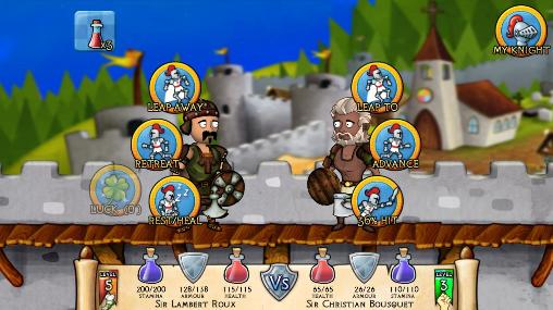 Gameplay of the Swords and sandals: Medieval for Android phone or tablet.