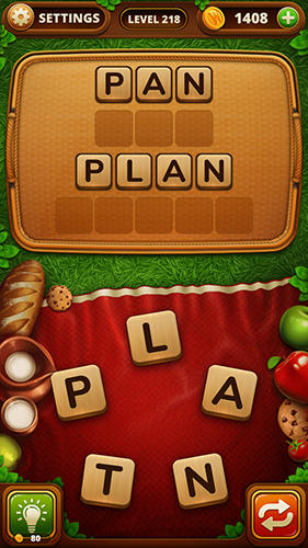 Gameplay of the Szo piknik: Word snack for Android phone or tablet.
